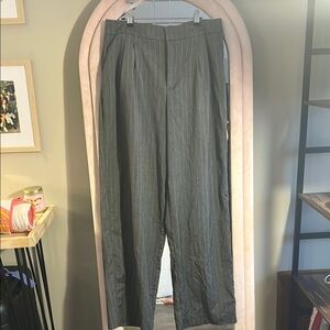 a new day Charcoal Pinstripe Dress Pants